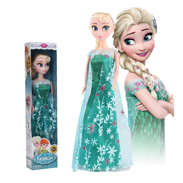 No box Four styles High Quality Boneca 32cm Elsa Doll Girls Toys Fever 2 Princess Anna And Elsa Dolls Clothes For Dolls Children