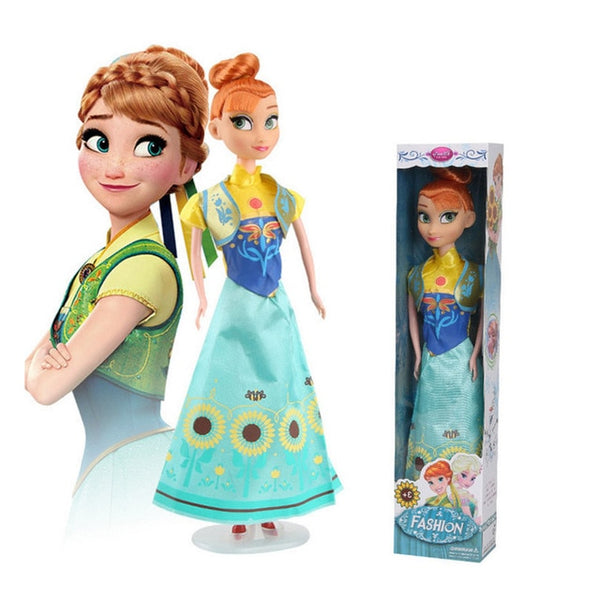 No box Four styles High Quality Boneca 32cm Elsa Doll Girls Toys Fever 2 Princess Anna And Elsa Dolls Clothes For Dolls Children