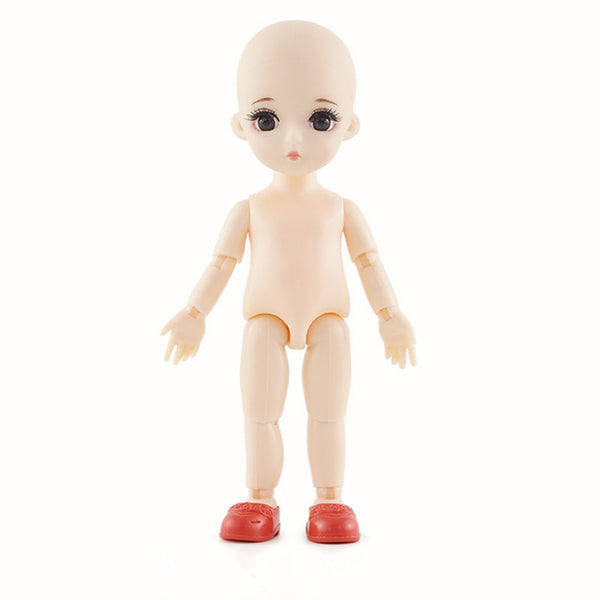 13 Moveable Jointed 15cm 1/8 Dolls Toys BJD Baby Doll Naked Nude Women Body Fashion Dolls Toy for Girls Gift Normal Skin