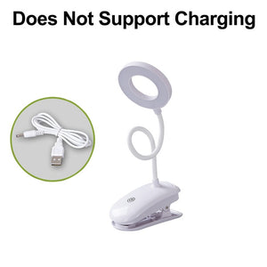 Portable LED Desk Lamp Touch On/Off Switch Eye Protection Clip Table Light 3 Modes Dimmable USB Rechargeable Desk Lights