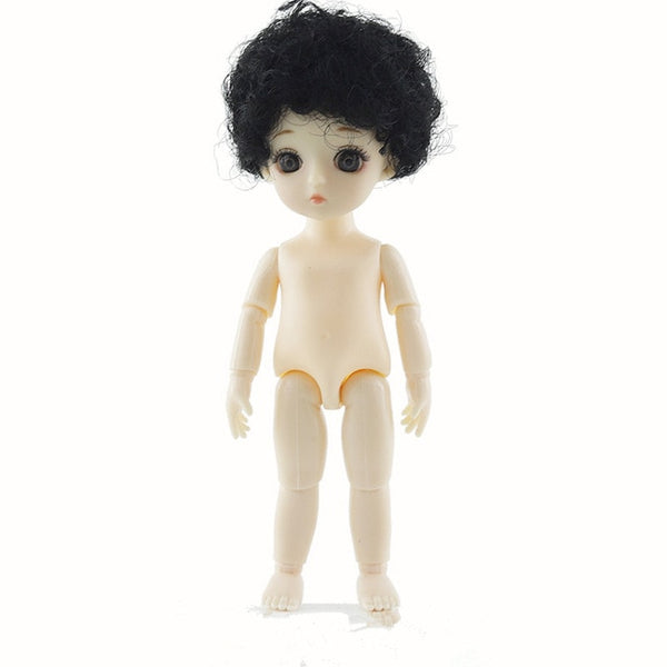 13 Moveable Jointed 15cm 1/8 Dolls Toys BJD Baby Doll Naked Nude Women Body Fashion Dolls Toy for Girls Gift Normal Skin