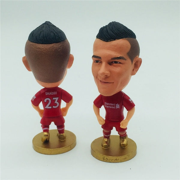 Soccerwe Cartoon Soccer Star Dolls Salah Kane Hazard Aguero Pogba Mkhitaryan Kevin Rashford Chicharito Guardiola Figures 2019