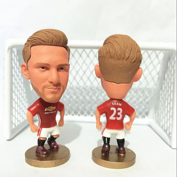 Soccerwe Cartoon Soccer Star Dolls Salah Kane Hazard Aguero Pogba Mkhitaryan Kevin Rashford Chicharito Guardiola Figures 2019