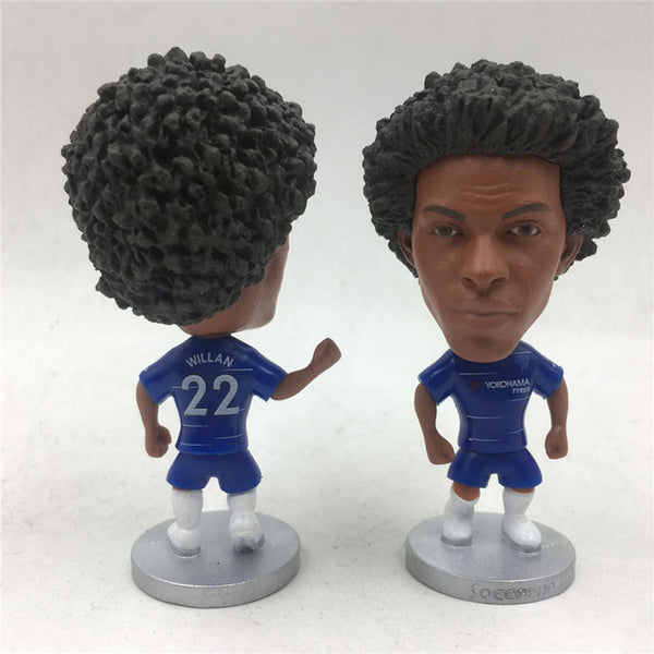 Soccerwe Cartoon Soccer Star Dolls Salah Kane Hazard Aguero Pogba Mkhitaryan Kevin Rashford Chicharito Guardiola Figures 2019