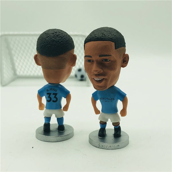 Soccerwe Cartoon Soccer Star Dolls Salah Kane Hazard Aguero Pogba Mkhitaryan Kevin Rashford Chicharito Guardiola Figures 2019