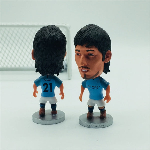 Soccerwe Cartoon Soccer Star Dolls Salah Kane Hazard Aguero Pogba Mkhitaryan Kevin Rashford Chicharito Guardiola Figures 2019