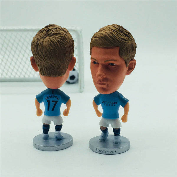 Soccerwe Cartoon Soccer Star Dolls Salah Kane Hazard Aguero Pogba Mkhitaryan Kevin Rashford Chicharito Guardiola Figures 2019