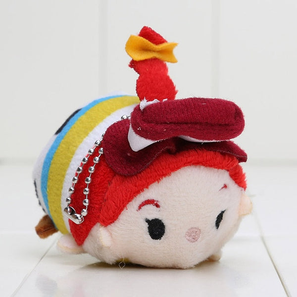 7-9cm Tsum Plush toy doll Cute Screen Cleaner Plush toy juguetes Snow white Mermaid Cinderella bear pig dog stuffed animals