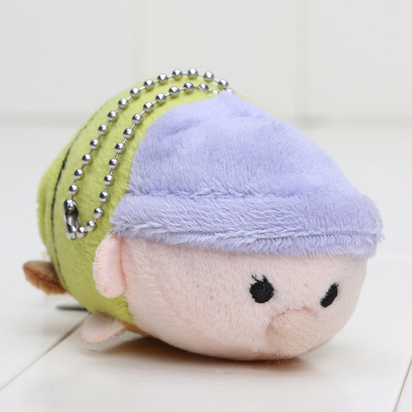 7-9cm Tsum Plush toy doll Cute Screen Cleaner Plush toy juguetes Snow white Mermaid Cinderella bear pig dog stuffed animals