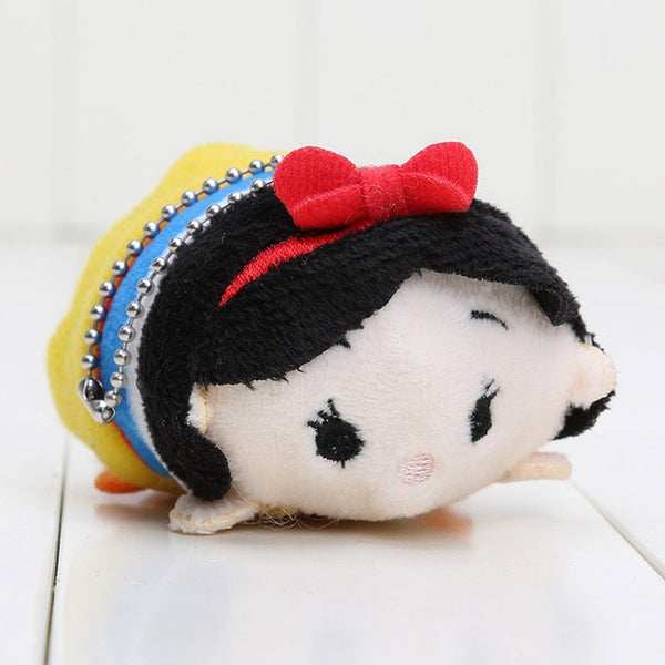 7-9cm Tsum Plush toy doll Cute Screen Cleaner Plush toy juguetes Snow white Mermaid Cinderella bear pig dog stuffed animals