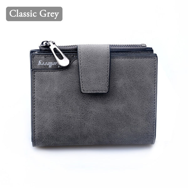 Wallet Women Vintage Fashion Top Quality Small Wallet Leather Purse Female  Money Bag Small Zipper Coin Pocket Brand Hot !!