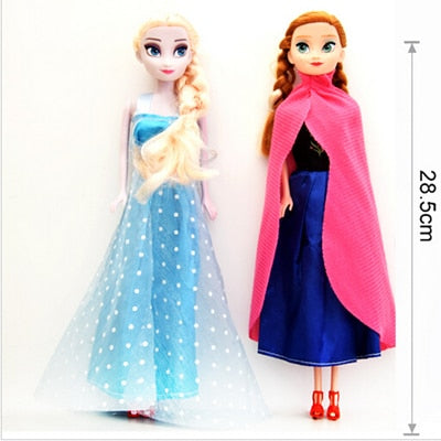 2018 Original Princess elsa doll Anna Snow Queen Children Girls Toys Birthday Christmas Gifts For Kids Sharon Dolls