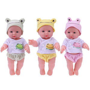 ttnight 30cm Newborn Baby Doll Soft Stuffed Simulation Doll Toys for Children Educational Lifelike Babies Dolls Birthday Gift
