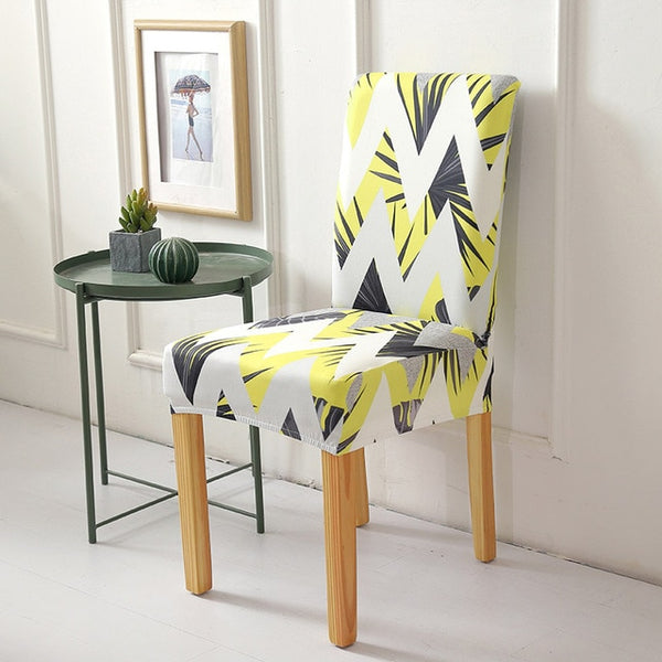 Stripped Cross Pattern Chair