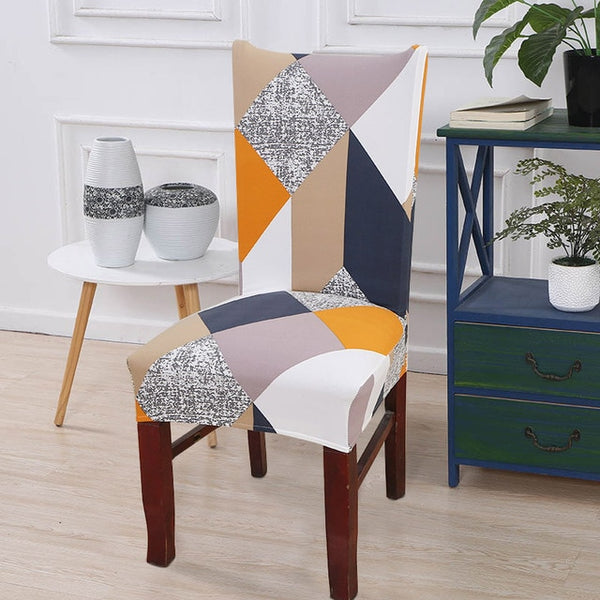 Stripped Cross Pattern Chair