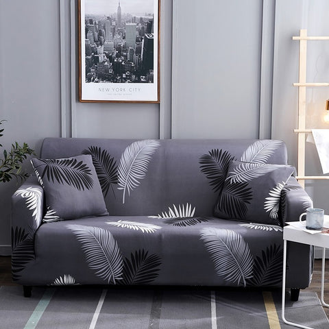 Four Season Plant Sofa Cover Elastic Polyester