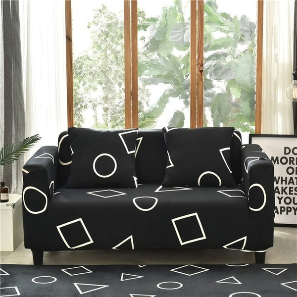 Four Season Plant Sofa Cover Elastic Polyester