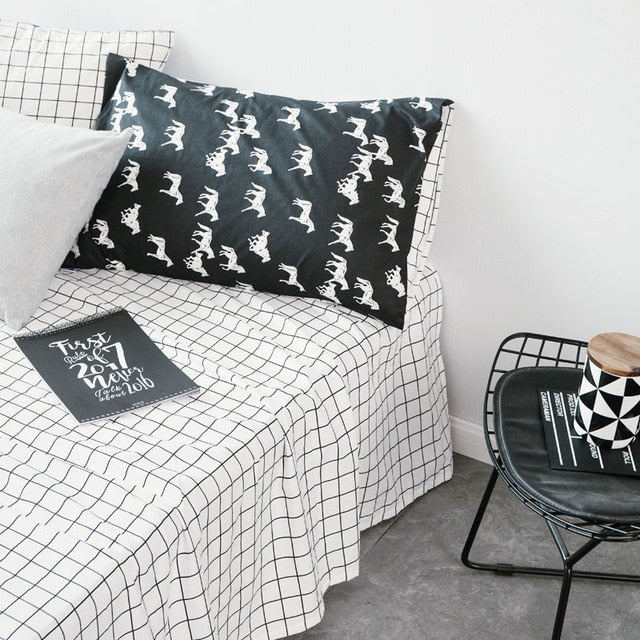 Star stripes sheet pillowcase