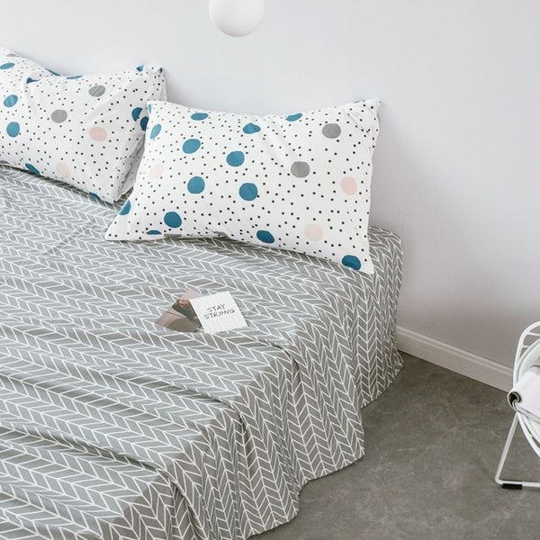 Star stripes sheet pillowcase