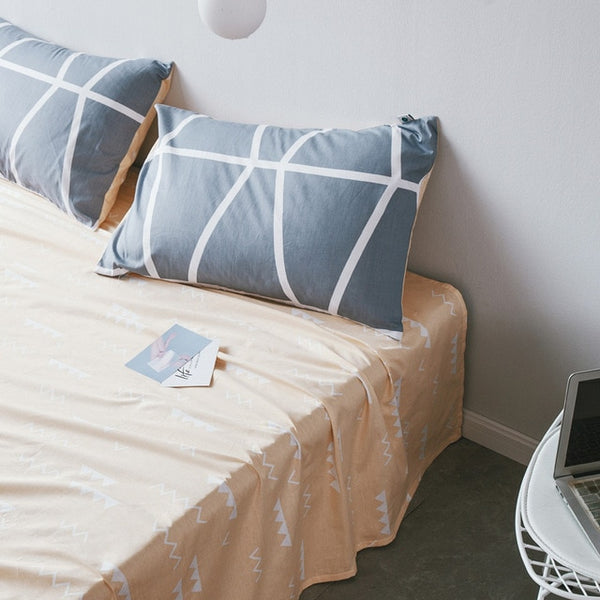 Star stripes sheet pillowcase