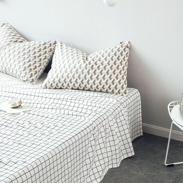Star stripes sheet pillowcase