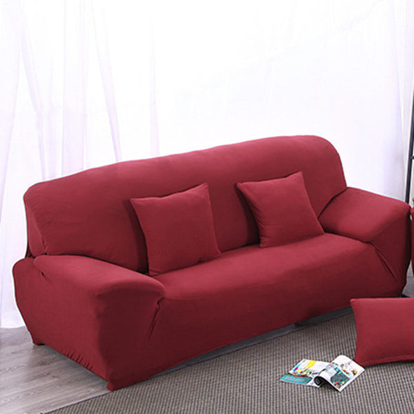 Modern Elastic Polyester Solid Couch Slipcover