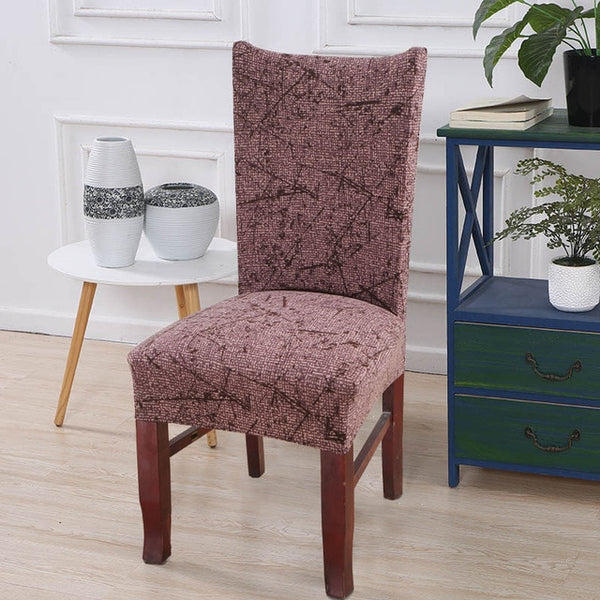 Elastic Chair Cover Floral Spandex Dining