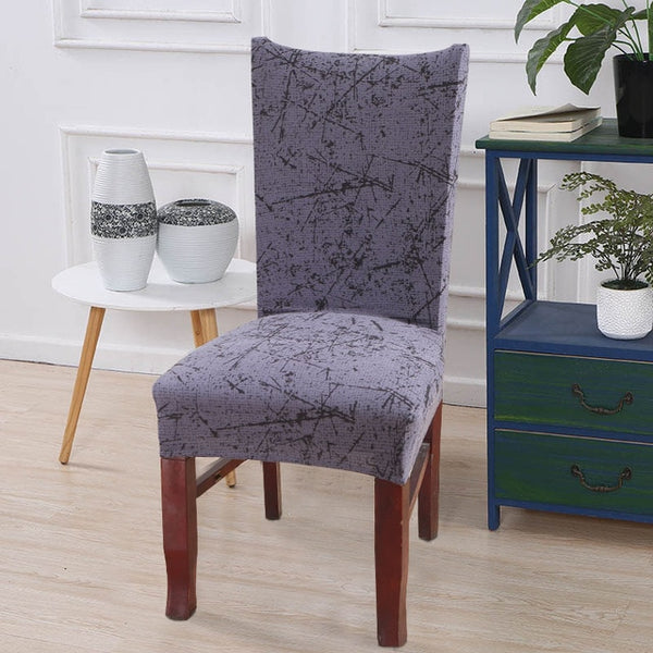 Elastic Chair Cover Floral Spandex Dining