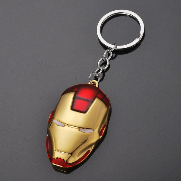 2019 NEW Marvel Avengers Thor's Hammer Mjolnir Keychain Captain America Shield Hulk Batman Mask KeyChain Keyrings Drop Wholesale