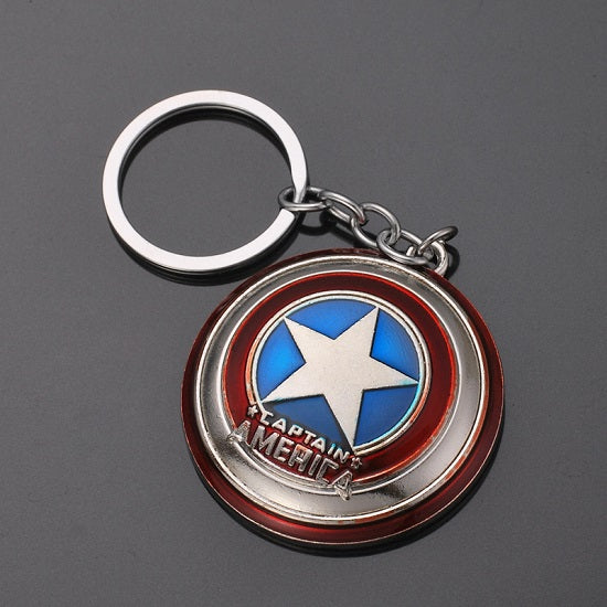 2019 NEW Marvel Avengers Thor's Hammer Mjolnir Keychain Captain America Shield Hulk Batman Mask KeyChain Keyrings Drop Wholesale