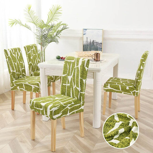 Irregular Line Stretch Chair Covers