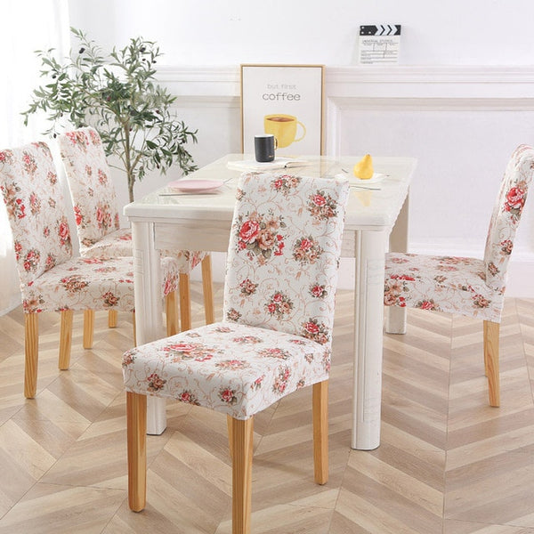 Irregular Line Stretch Chair Covers