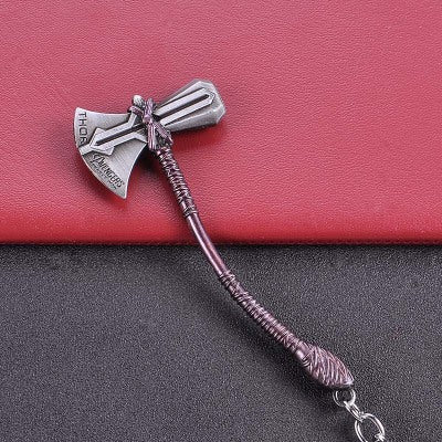 2019 NEW Marvel Avengers Thor's Hammer Mjolnir Keychain Captain America Shield Hulk Batman Mask KeyChain Keyrings Drop Wholesale