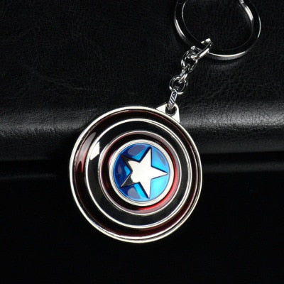 2019 NEW Marvel Avengers Thor's Hammer Mjolnir Keychain Captain America Shield Hulk Batman Mask KeyChain Keyrings Drop Wholesale