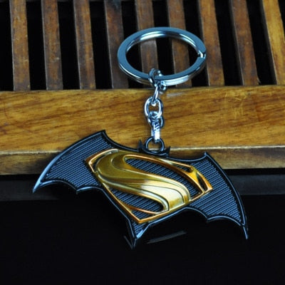 2019 NEW Marvel Avengers Thor's Hammer Mjolnir Keychain Captain America Shield Hulk Batman Mask KeyChain Keyrings Drop Wholesale